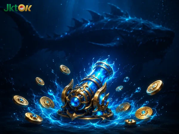 Visual fitur dan elemen permainan Gold Toad Fishing