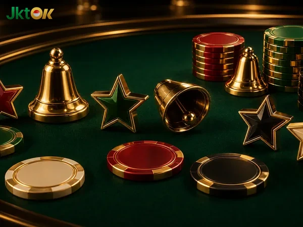 Visual gulungan Leprechaun Riches dengan elemen pot emas